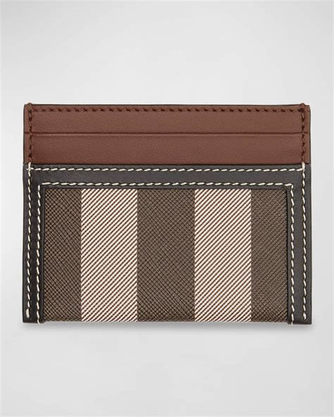 burberry sandon leather card case|Burberry Sandon Check Leather Card Case .